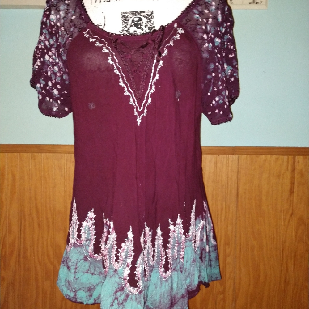 Euc Purple Lightweight Shirt One Size Fits All